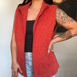 Nomadic Traders Rust Quilted Vest Size XL